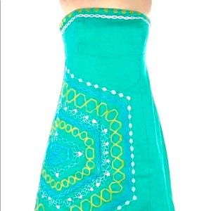 Lilly Pulitzer Comb Get It Bowen Strapless Dress